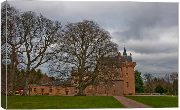 Brodie Castle Canvas Print by Jenny Brogden