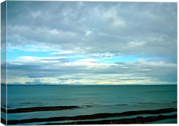 The North Sea From St Andrews Canvas Print by Sian Davies