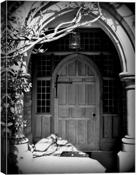 The old Door Canvas Print by Heather Goodwin