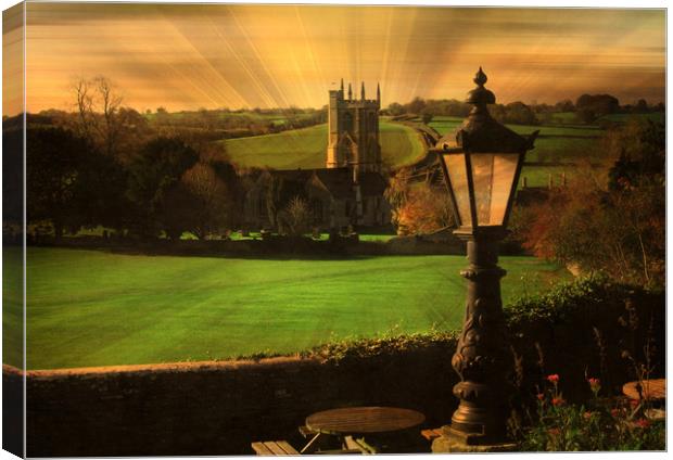 When Evening Falls. Canvas Print by Heather Goodwin