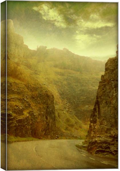 Cheddar Gorge. Canvas Print by Heather Goodwin