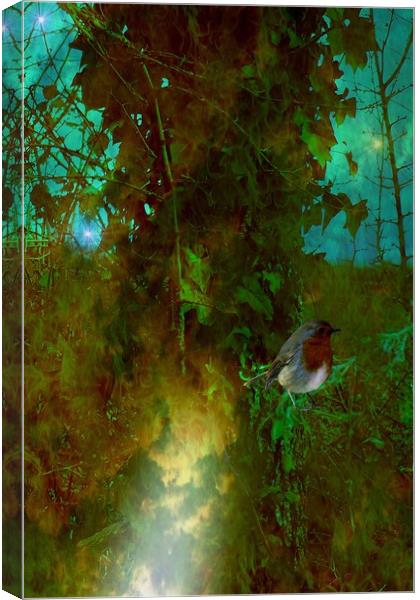 Robins Nest. Canvas Print by Heather Goodwin