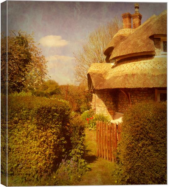 The Cottage Garden. Canvas Print by Heather Goodwin