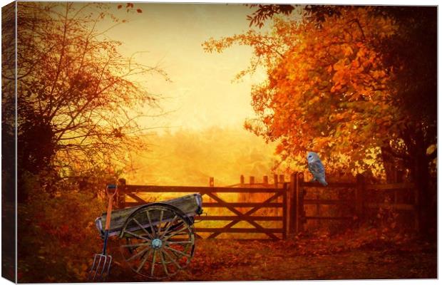  Waiting for the Hay Wain. Canvas Print by Heather Goodwin