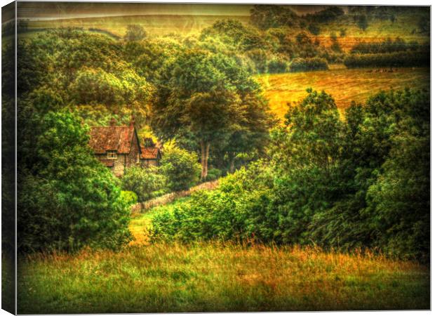 The Village. Canvas Print by Heather Goodwin