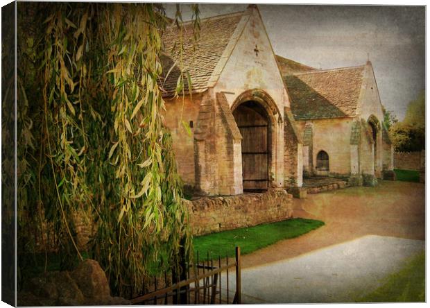 14th Century Tythe Barn, Bradford upon Avon. Canvas Print by Heather Goodwin