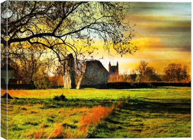 Avebury, Wiltshire. Canvas Print by Heather Goodwin
