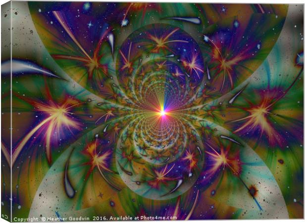 Starlight Explosion. Canvas Print by Heather Goodwin