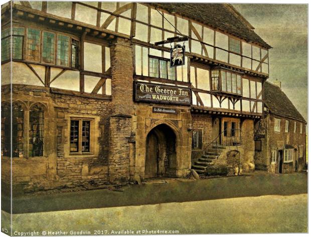 The George Inn. Canvas Print by Heather Goodwin