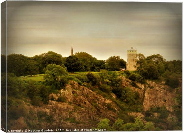 Bristol's Observatory Canvas Print by Heather Goodwin