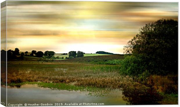 Still Waters Canvas Print by Heather Goodwin