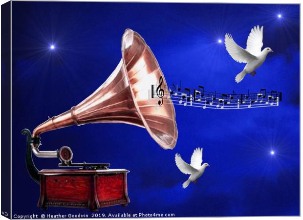 Dixie Melody Canvas Print by Heather Goodwin