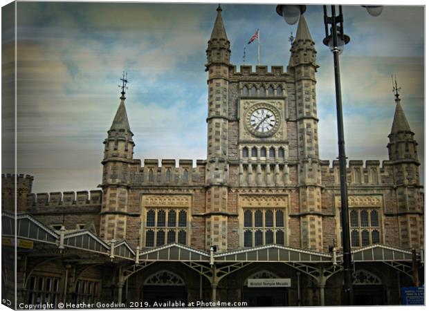 Temple Meads Bristol Canvas Print by Heather Goodwin