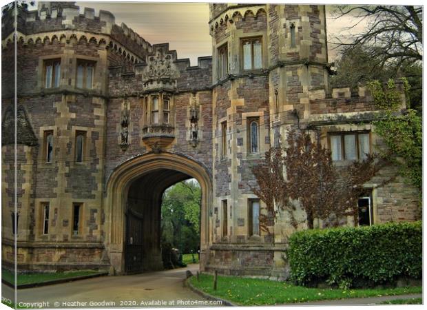 The Gatehouse Canvas Print by Heather Goodwin
