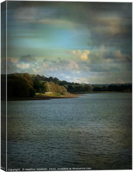 Chew Valley Lake Canvas Print by Heather Goodwin