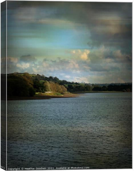 Lake View Canvas Print by Heather Goodwin