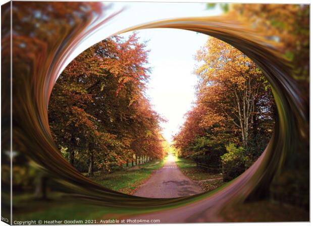 Autumn Exposure Canvas Print by Heather Goodwin