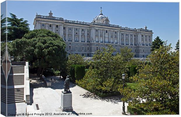 Palacio Real I Canvas Print by David Pringle