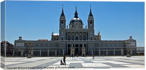 Catedral de la Almudena Canvas Print by David Pringle