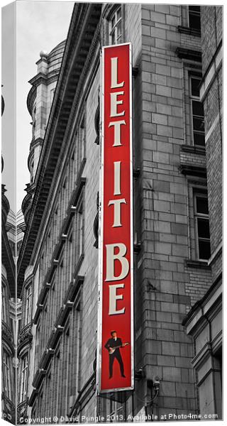 Let It Be Canvas Print by David Pringle