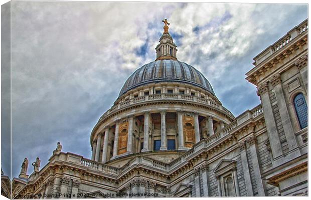 St Paul’s Cathedral Canvas Print by David Pringle