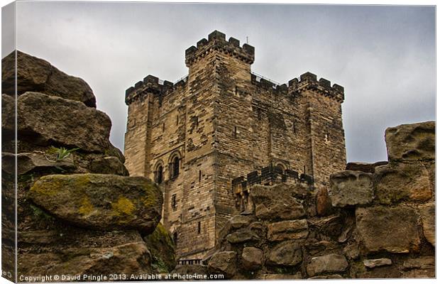 Castle Keep Canvas Print by David Pringle