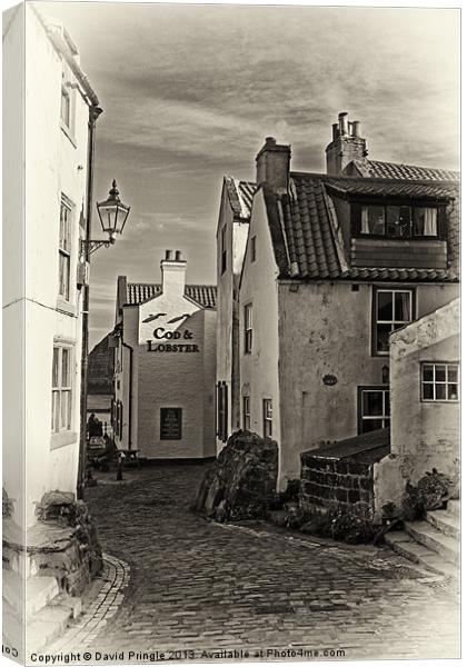 Staithes Canvas Print by David Pringle