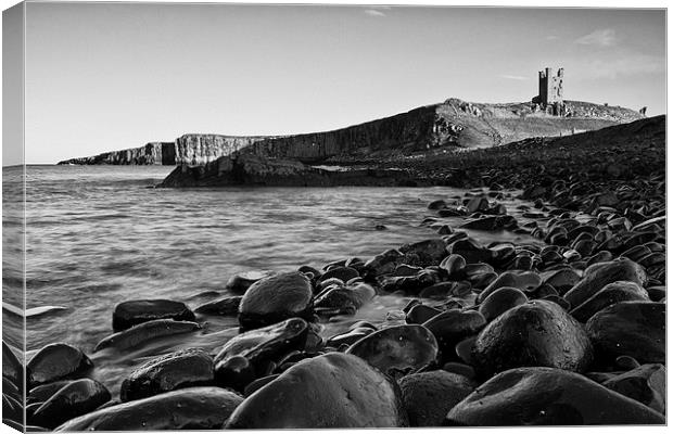 Dunstanburgh Castle Canvas Print by David Pringle