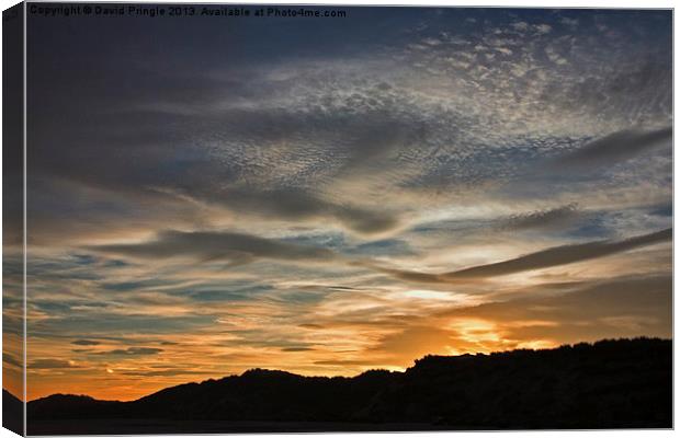 Late Afternoon Sky Canvas Print by David Pringle