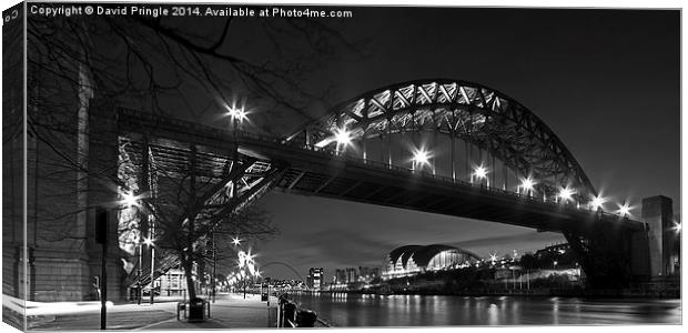 Tyne Bridge Canvas Print by David Pringle