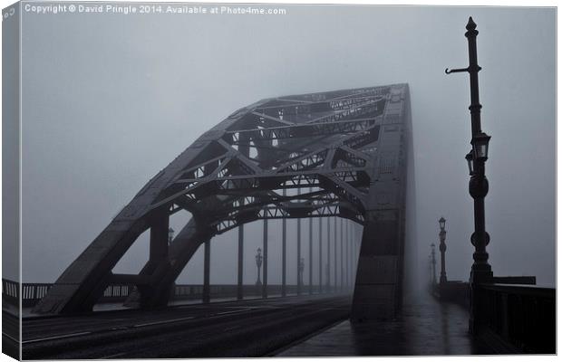 Fog on the Tyne Canvas Print by David Pringle