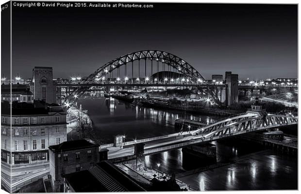 Tyne Bridge Canvas Print by David Pringle