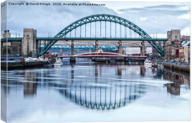 Tyne Bridge Canvas Print by David Pringle