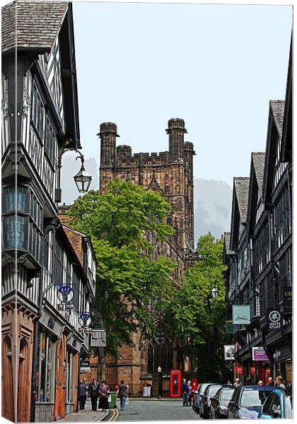 Chester Cathedral Canvas Print by David Pringle