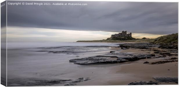 Bamburgh Castle Canvas Print by David Pringle