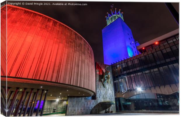 Newcastle Civic Centre Canvas Print by David Pringle