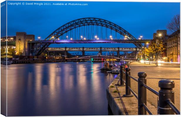 Tyne Bridge Newcastle Canvas Print by David Pringle