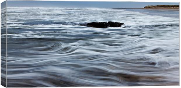 North Sea Waves Canvas Print by David Pringle