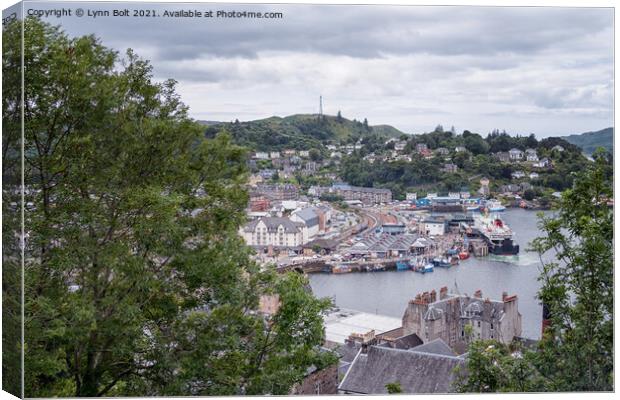 Oban Harbour Canvas Print by Lynn Bolt