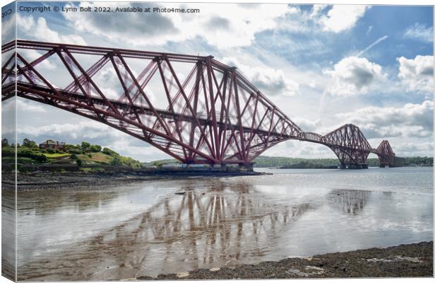 Forth Rail Bridge Scotland Canvas Print by Lynn Bolt