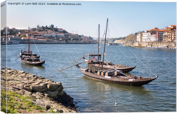 Douro River Porto Canvas Print by Lynn Bolt