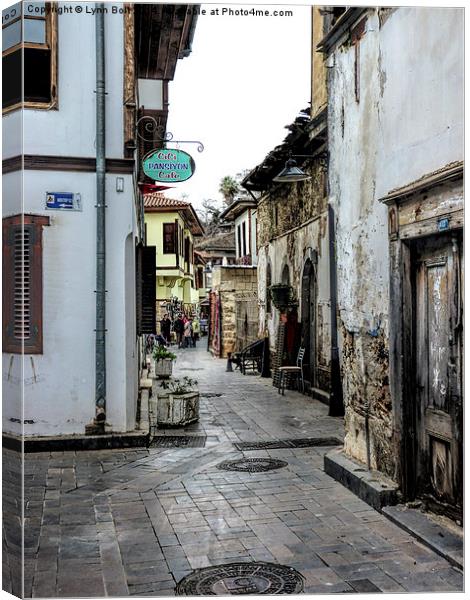 Back Streets of Antalya Canvas Print by Lynn Bolt