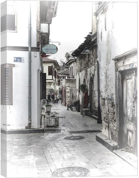 Back Streets of Antalya 2 Canvas Print by Lynn Bolt