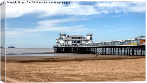  The Grand Pier Weston Super Mare Canvas Print by Lynn Bolt