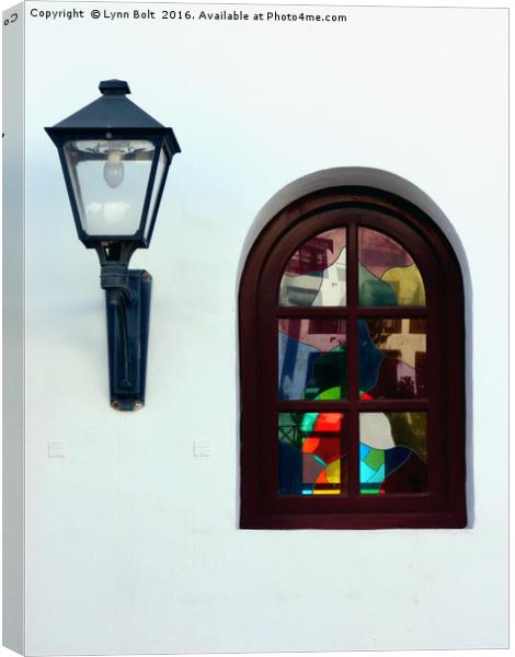 The Window and the Lantern Canvas Print by Lynn Bolt
