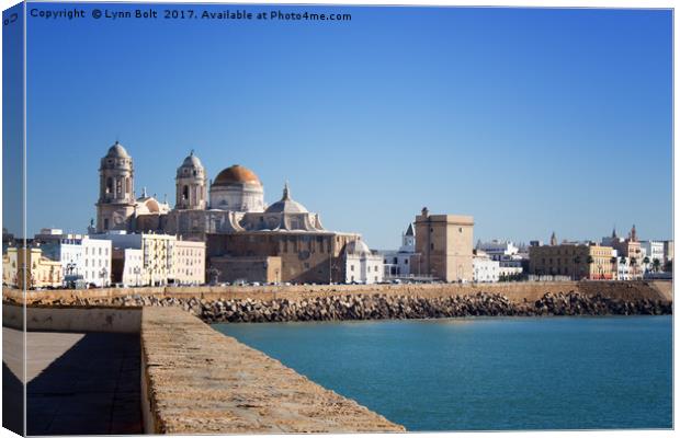 Cadiz Cathedral Andalusia  Canvas Print by Lynn Bolt