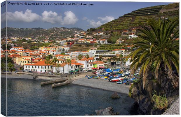 Camara de Lobos Madeira Canvas Print by Lynn Bolt