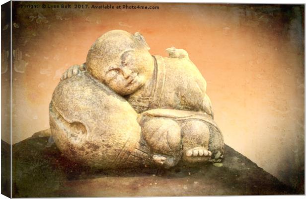 Sleeping Buddha Canvas Print by Lynn Bolt