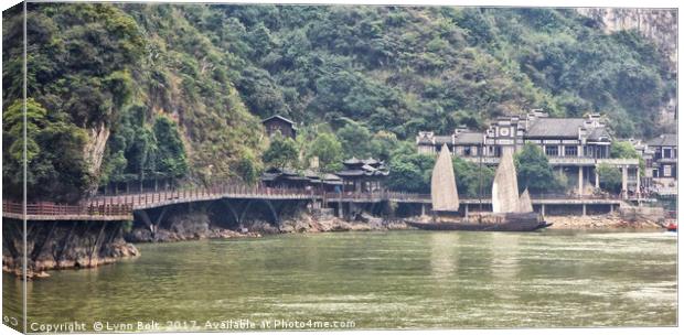 Yangtze River China Canvas Print by Lynn Bolt