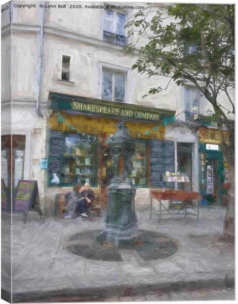 Paris Shop Canvas Print by Lynn Bolt
